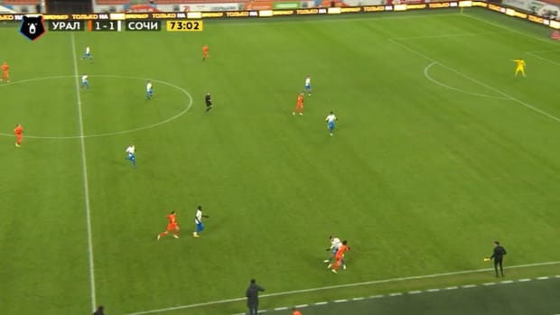 Mateo Barac's red card in the Russian Premier League